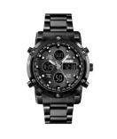 SKMEI 1389 �A�i���O�E�f�W�^���N�H�[�c�E�H�b�`�i�u���b�N�A�u���b�N�j