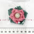 3*ハンドメイド♪ポインセチア風モチーフ 5