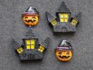 プラパーツ 手芸・アクセサリーパーツ  ハロウィン パーツ 4個セット デコパーツ ミニチュア パーツ