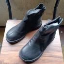 新品 23cm レディース ブーツ ブラック 厚底 シューズ ショートブーツ 新品 23cm レディース ブーツ ブラック 厚底 シューズ ショートブーツ