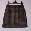 earth music&ecology �|�P�b�g�t����`�~�j�X�J�[�g �`�F�b�N �ΐF�~���F �A�[�X�~���[�W�b�N�A���h�G�R���W�[