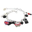 新品 claire's アンティーク調 英国チャームブレスレット