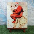 新品【ブリキ看板】Santa Claus/サンタクロース Norman Rockwell