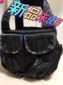 新品未使用ハンドバッグ ショルダーバッグトートバッグブラックポケットたくさん収納充実簡単手入れ撥水仕様軽量華やか素敵