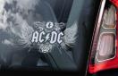 AC/DC A O@J[XebJ[ 165~100mm O\ J[ XebJ[ EChE V[ Rock bNoh