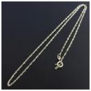 K18WG �z���C�g�S�[���h ITALY �C�^���[ �z�[���}�[�N �l�b�N���X �`�F�[��