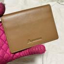 �yAQUASCUTUM / �A�N�A�X�L���[�^���z ���U�[ / �J�[�h�P�[�X ���h���� �������