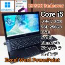 EPSON Endeavor Corei5 8GB ViSSD256GB Windows11 DVD WebJ
