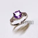 高品質 2ct アメジスト リング