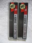 MITSUBISHI uni 0.5mm B 40本入 シャープペン替芯 2個