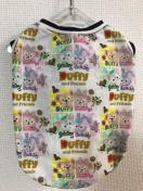 ★ハンドメイド ダッフィーフレンズ シャツ ボーダー 犬服 L★