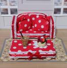 �ԂƔ��̐��ʖ͗l�~�j�`���A�\�t�@�P�[�L�E�p�s�I�J�@6�Z�b�g