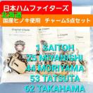 込み★北海道日本ハムファイターズ★ヒノキ使用チャーム5点セット★
