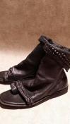 ViKMRII BLACK METAL BOOTS SANDAL 2