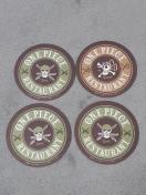 ONEPIECEレストラン 入場者特典 コースター4枚