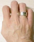 Vo[925O@20.5VvŐꂽfUCSilverRing