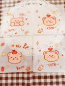 お裾分け☆クマのラッピング袋4枚☆