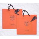 エルメスHERMES リボンとショップ袋L 2枚 ショッパー