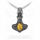 Alchemy Gothic Amber Dragon Thorhammer