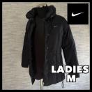 NIKE �i�C�L ���f�B�[�X �_�E���W���P�b�g �R�[�g �u���b�N M�T�C�Y �h�� �X�|�[�c