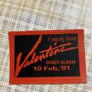 1991N@o^C / VALENTINE XebJ[@n[hbN