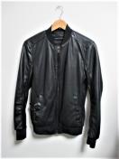 ☆ZARA ザラ MA-1 ジップアップブルゾン ライダースジャケット/メンズ/XS☆新品