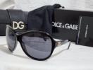 正規美レア ドルチェ&ガッバーナ DGロゴ フルフレームサングラス 黒 D&G グラマラスアイウェア ビッグレンズ 希少 付属有