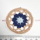 4*ハンドメイド♪お花のドリームキャッチャーチャーム 14