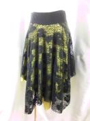 オシャレ(^-^)/重ねレースアシメデザインスカートF