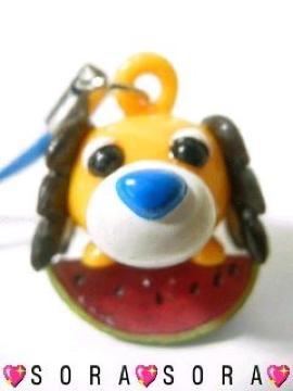 【お茶犬】可愛い♪携帯ストラップA