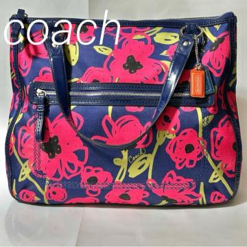 COACH �R�[�` �g�[�g�o�b�O �V�����_�[�o�b�O �o�b�O 22442 �i�C���� �p�e���g���U�[ �l�C�r�[ �s���N