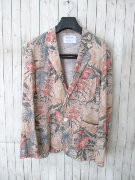 ☆EDIFICE/エディフィス 総柄 スウェットジャケット/メンズ/44(S)