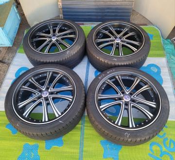 MONZA warwic DS05�A���~�z�C�[��19�C���`8J�{45 9J�{42 5��PCD114.3�^�C���t��4�{�Z�b�g�n���R�b