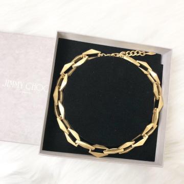 �y���i�zJIMMY CHOO �W�~�[�`���E �_�C�������h �`�F�[�������N �l�b�N���X �n���h���C�h�i