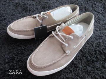 ☆ZARA/ザラ デッキシューズ/スリッポン/メンズ/27cm☆新品