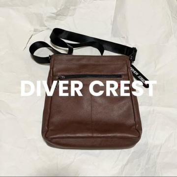 �y�^�O�t���g�p�zDIVER CREST �V�����_�[�o�b�O �_�[�N�u���E�� ���|��