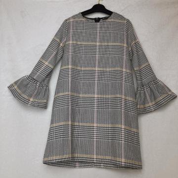 ZARA �U�� �O�����`�F�b�N �t���A�X���[�u �`���j�b�N �����s�[�X M N2m