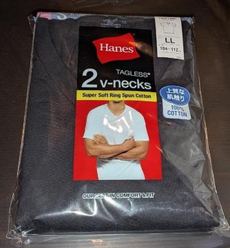 Hanes TAGLESS �Qt�|shirts �u�l�b�N�s�V���c �u���b�N LL 2���g �V�i ���g�p �w�C���Y
