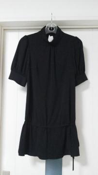 新品/プレミアムバイラストシーン/リボン付き/チュニック/黒