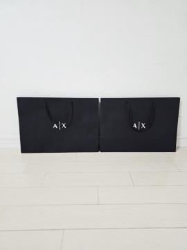(8) ARMANI EXCHANGE ショップ袋 中 2枚 25p×35p