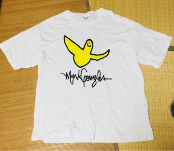 マークゴンザレス・ロゴプリントTシャツ ホワイト4L
