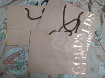 GOLDS  infinity☆ショッパー3枚