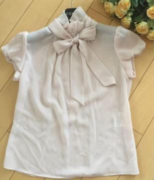 ハロッズ素敵なバルーン袖半袖トップス美品送料込