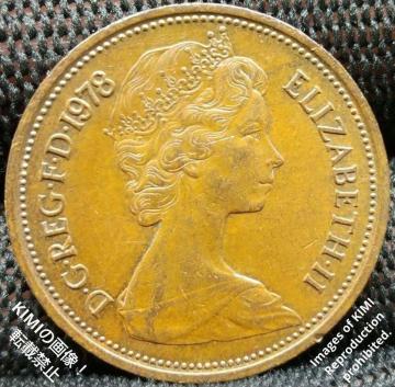 2 New Pence 1979 Elizabeth II 2nd portrait Bronze 2yX GU ݕ RC