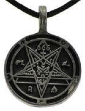 AzureGreen: Goat Head 666 Amulet VEX