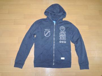 アディダスadidas originalsスウェット ジップパーカーM紺バスケ