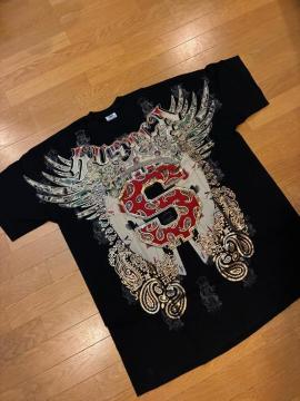LA�w�� �����؃v�����g �������傫�� size4XL �� �u���b�N����������