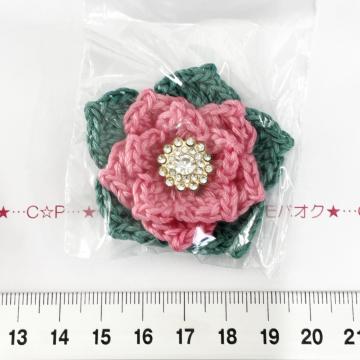 3*ハンドメイド♪ポインセチア風モチーフ 5