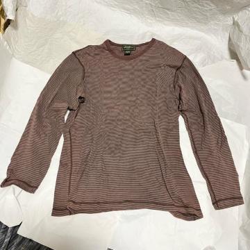 【EDDIE BAUER / エディーバウアー】 ストライプ 長袖Tシャツ M