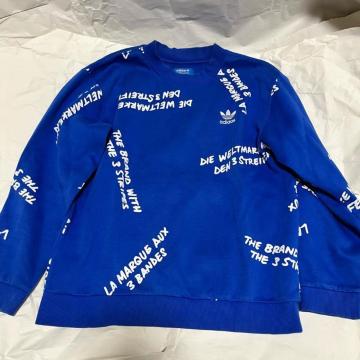 �A�f�B�_�X�I���W�i���X NYC �O���t�B�e�B ���� ���� �X�E�F�b�g �u���[ S �g���[�i�[ adidas originals
